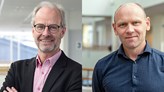 Porträtt på två män