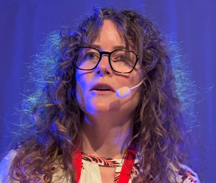 Projektledare Lotta Sartz talar
