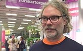 Christian Lundahl på bokmässan i Görebrog