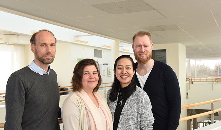 Mats Eriksson, Helena Hansson-Nylund, Aki Siegel och Joel Rasmussen