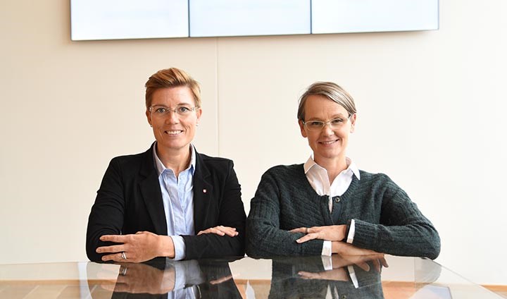 Åsa Källström och Kjerstin Andersson Bruck