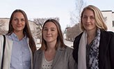 Amanda Törn, Elvira Sjöström och Johanna Oderstad.