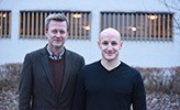 Mikael Quennerstedt och Robert Svensson vid Örebro universitet.