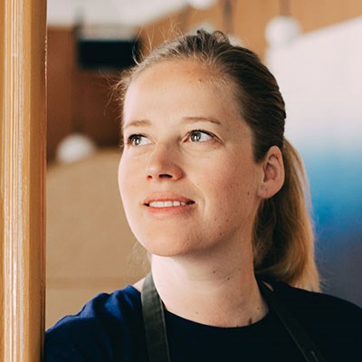 Porträtt Kamilla Seidler Trebbein.