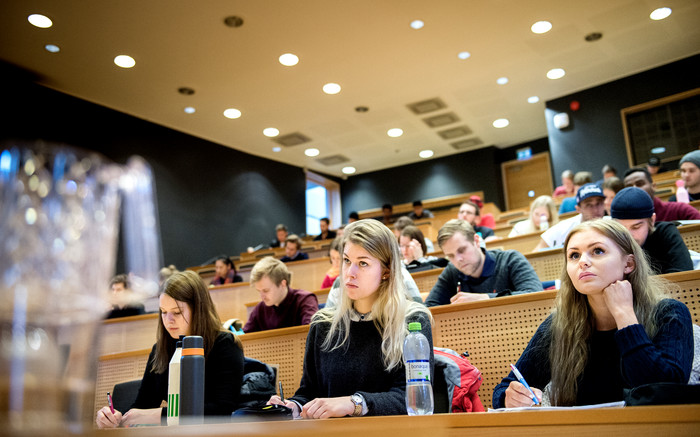 Students in classroom