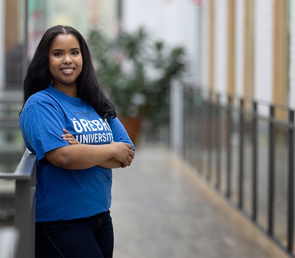 Najma Jama, studentambassadör för Linje 14.