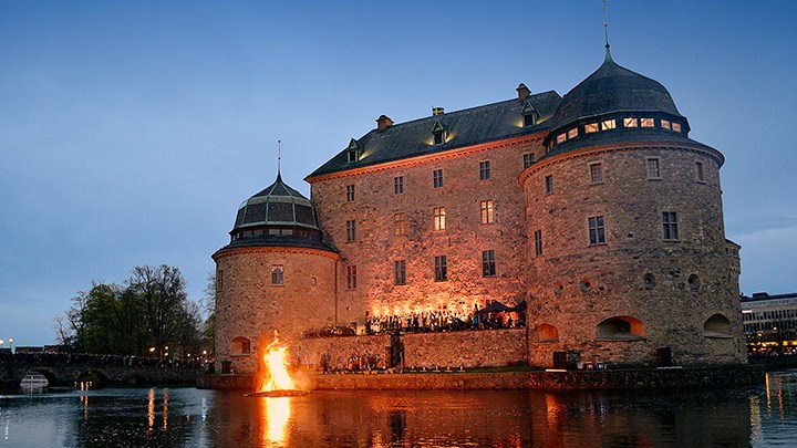 The 14th century Castle in the middle of Örebro
